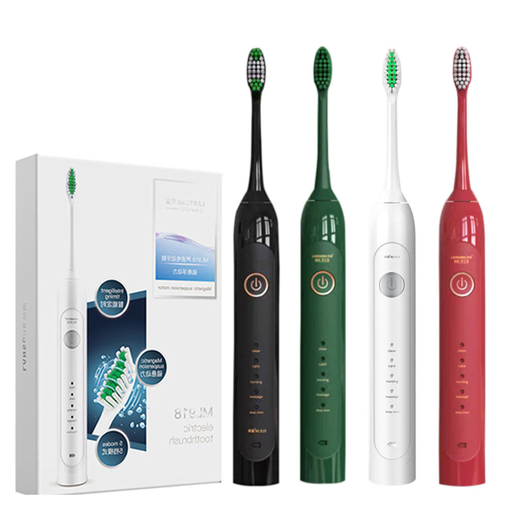 Rechargeable soft natural bristle toothbrush rechargeable electric tooth brush