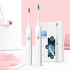 Kangyu Free OEM Electronic Rechargeable Tooth Brush Black stainless steel toothbrush holder