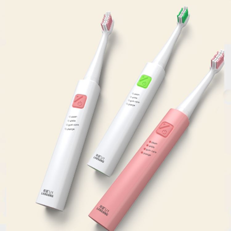 Waterproof Rechargeable Sonic Electric Toothbrush With LED Indicator electric toothbrush price battery powered pocket