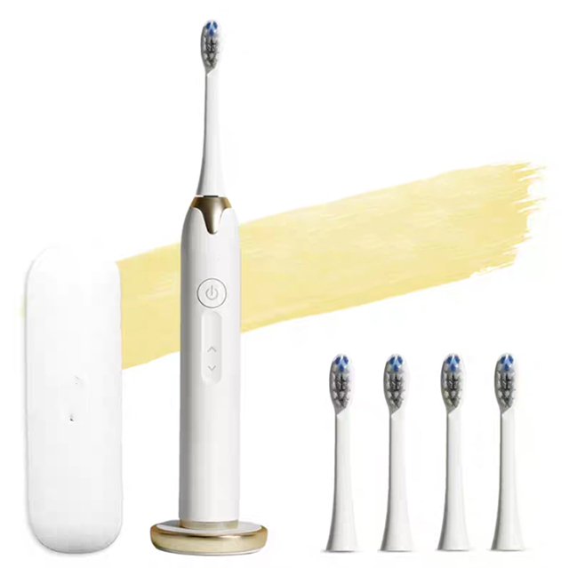 Adult rechargeable sonic electric toothbrush with LED indicator toothbrush manufacturer