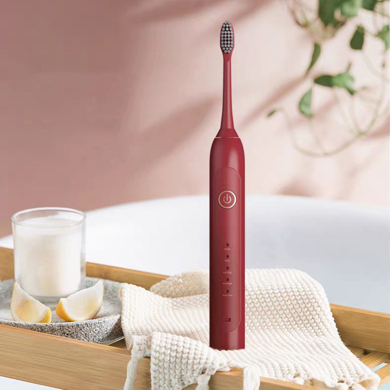 Fashionable gift box rechargeable adult electric toothbrush sonic toothbrush with teeth care Baby battery powered