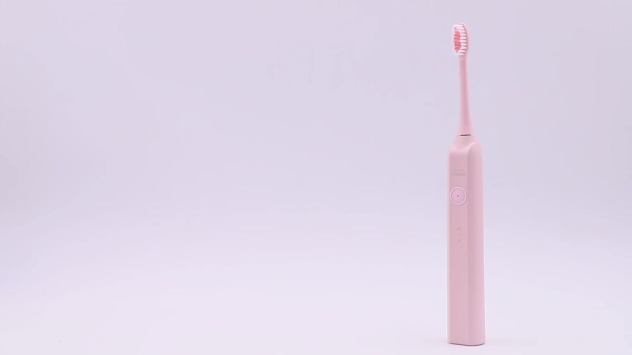 Custom logo Rechargeable Sonic Pink Electric Toothbrush