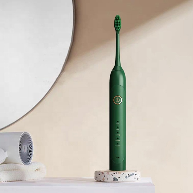 Automatic Adult Electric Ultrasonic adult electric toothbrush with brush head holder reach electric toothbrush