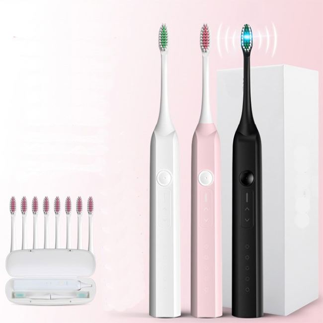 portable sonic toothbrush and dental brush from electronic electric toothbrush head